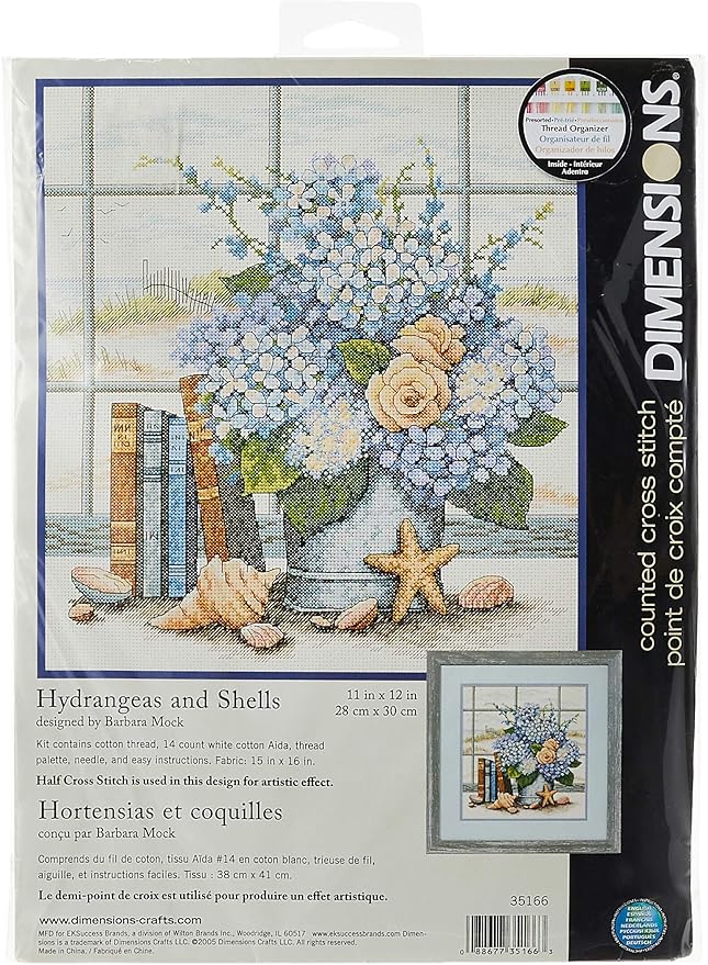 Amazon ディメンジョンズ クロスステッチ 刺繍キット あじさいと貝殻 Dim クロスステッチキット 並行輸入品 刺しゅうキット 通販 Amazon ディメンジョンズ クロスステッチ 刺繍キット あじさいと貝殻 Dim クロスステッチキット 並行輸入品 刺しゅうキット 通販