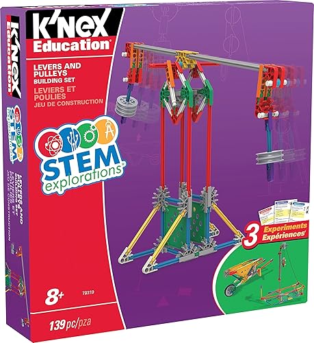K'NEX Education STEM EXPLORATIONS Juego de construcción de palancas y poleas