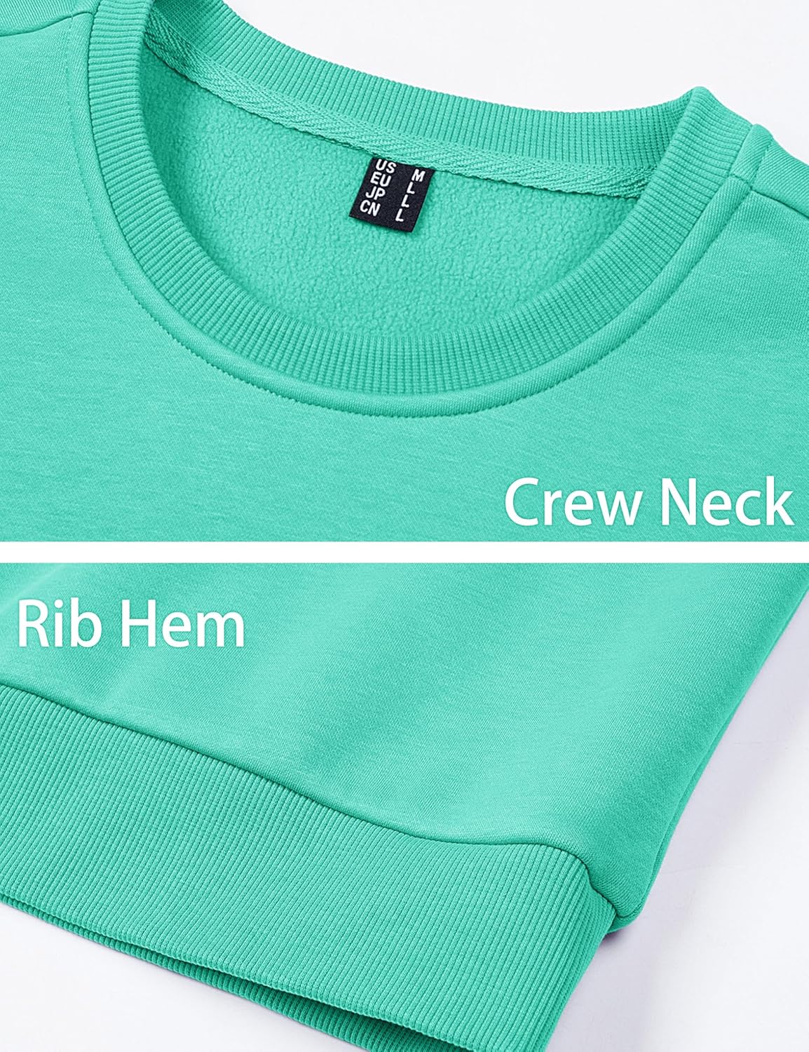 MAGCOMSEN Men's Crewneck Sweatshirt Long Sleeve Casual Warm Fleece Pullover - Image 5