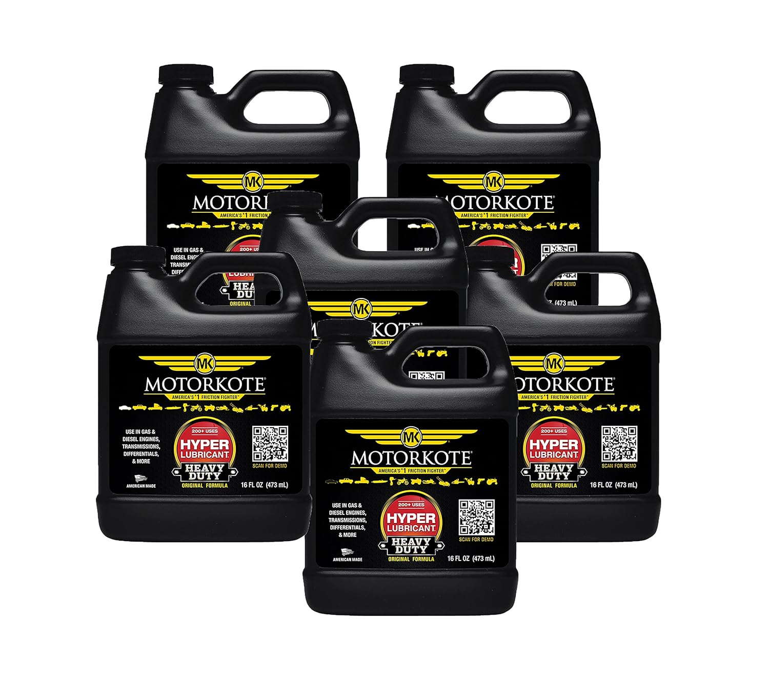 Motorkote (MKHL16066PK) Hyper Lubricant 16 oz, (Pack of 6