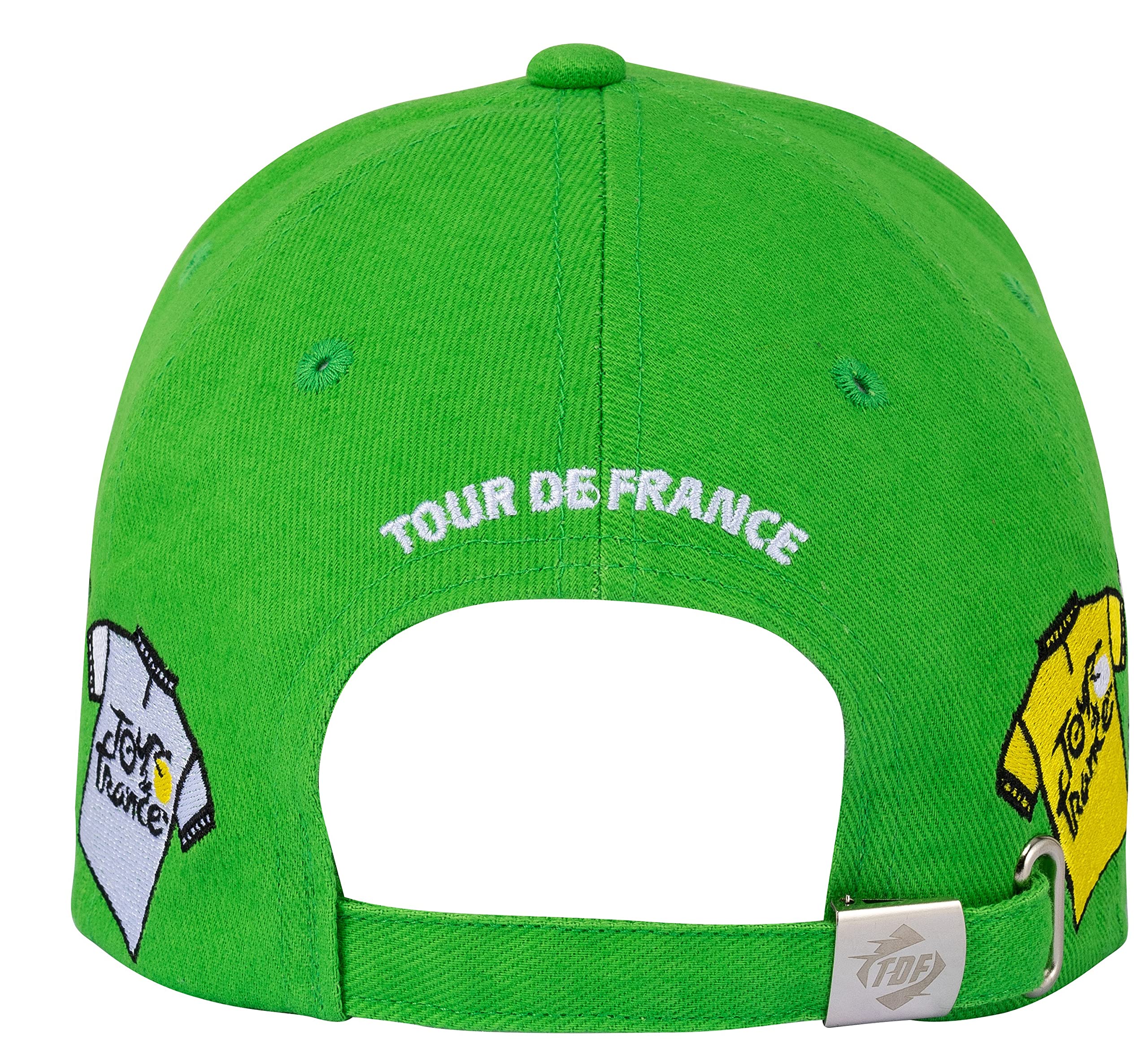 Tour de France Kappe Sprinter – Offizielle Kollektion Radfahren – Größe verstellbar, grün, Einheitsgröße