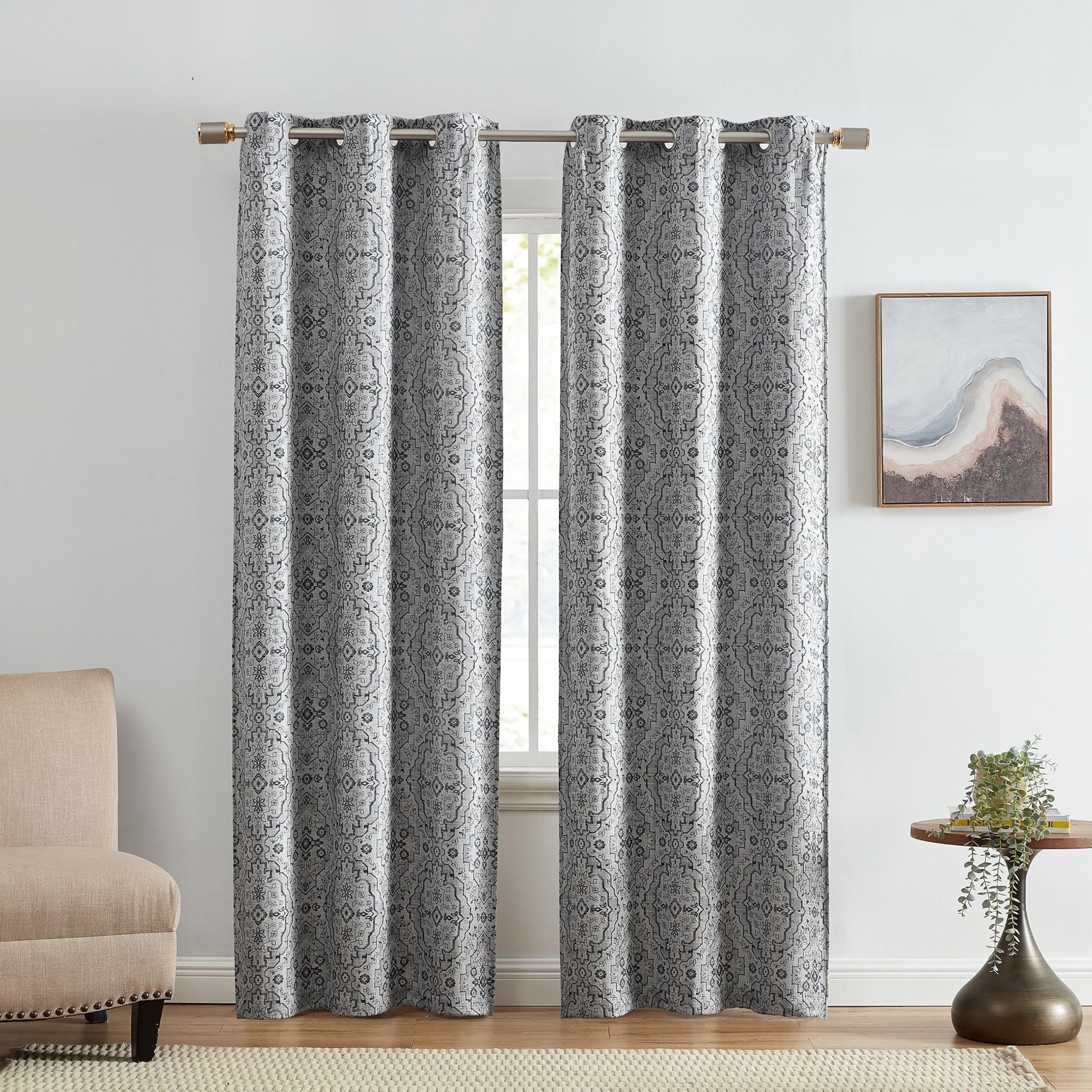 Amazon.com: Elrene Home Fashions Berber Ikat Print Thermal
