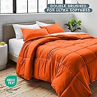 Vista 343 de Bare Home Comforter Set - King/California King Size - Ultra-Soft - Goose Down Alternative - Premium 1800 Series - All Season Warmth