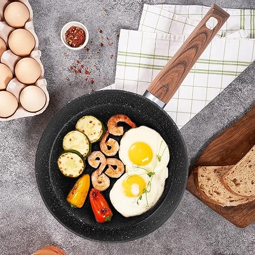 Miniatura 9 de MAISON ARTS MAISON ARTS - Juego de ollas y sartenes de 30 piezas, con revestimiento de piedra de granito antiadherente, apto para placas de