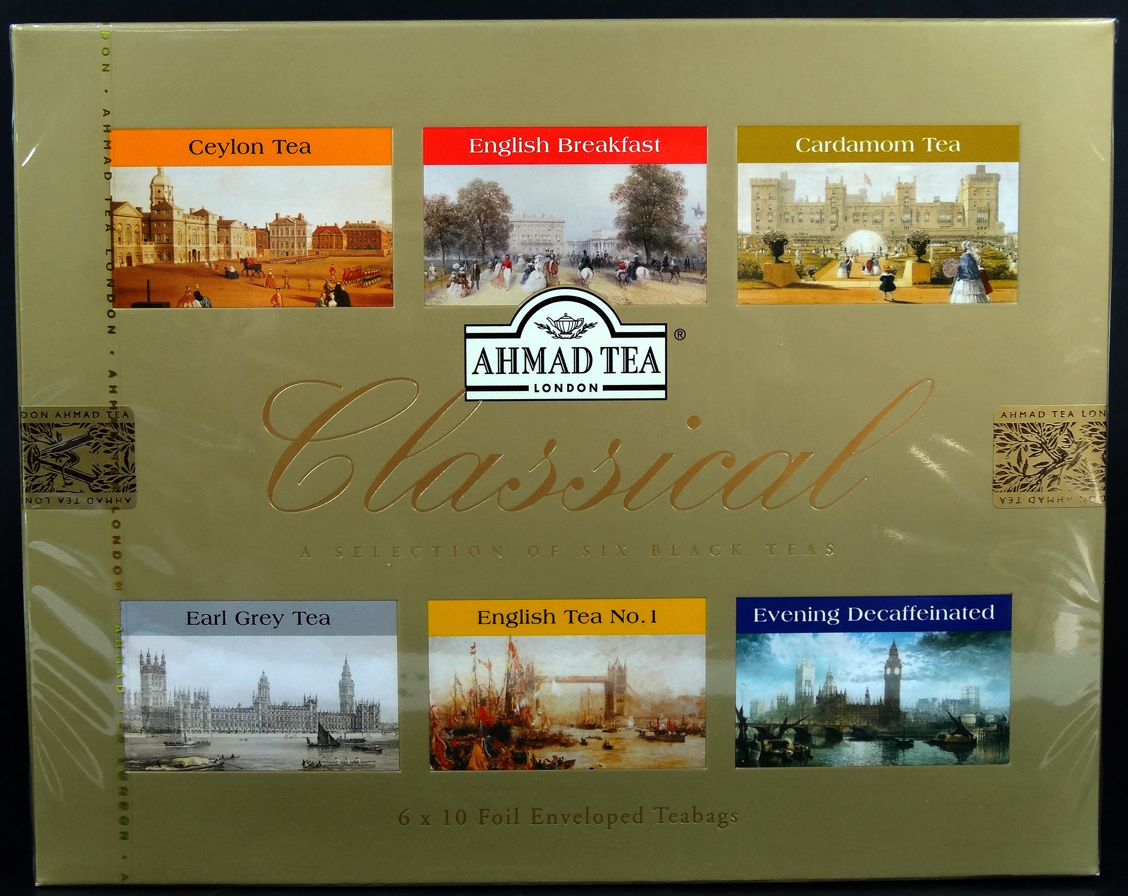 English Teas Selection Pack – Una selezione di bustine di tè in lamina 6 x 10 bustine di tè (classiche)