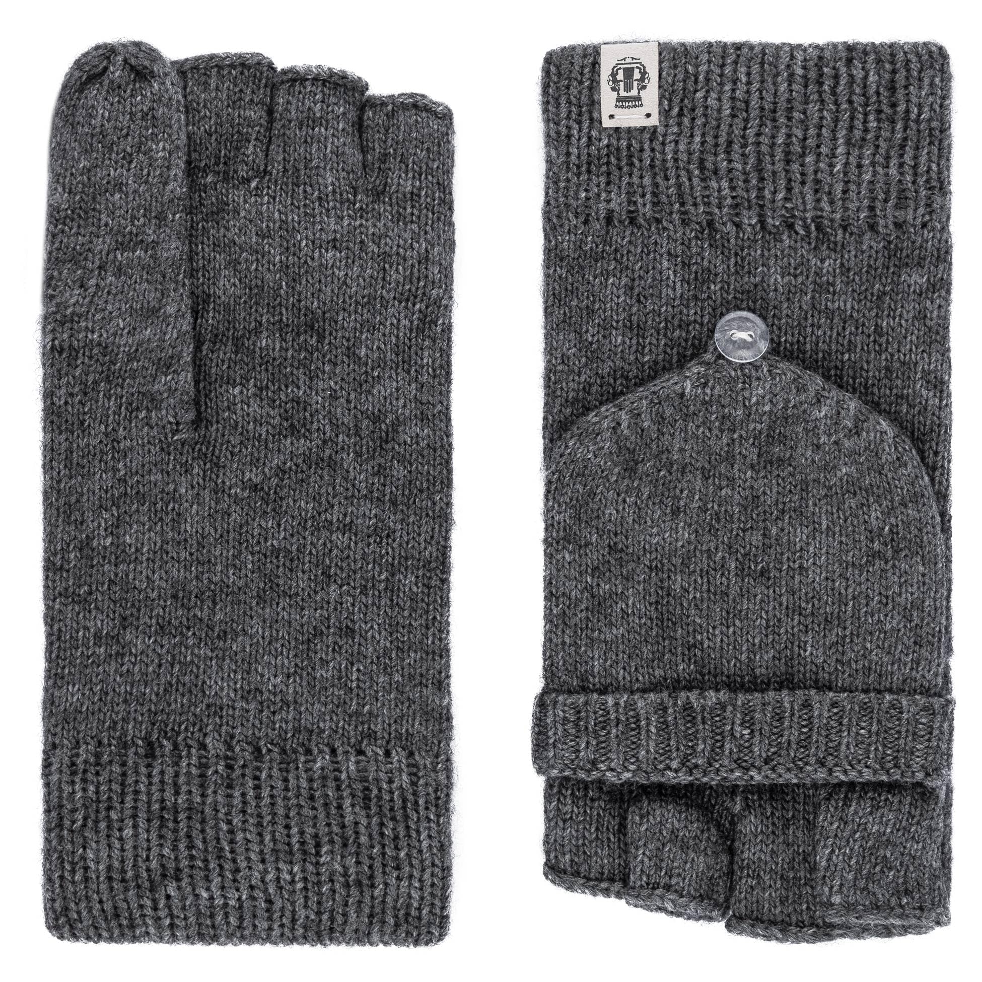 Roeckl Women's Grey (Anthracite 090) Essentials Hooded Gloves