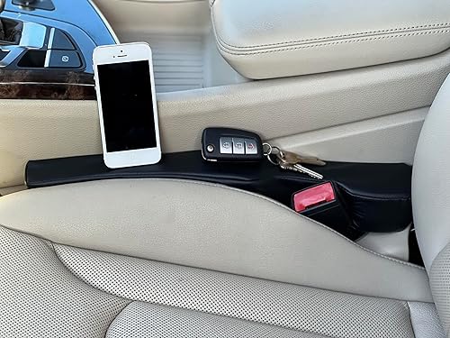 Miniatura 7 de Llenador de huecos para asiento de automóvil - Bloquea el espacio entre el asiento y la consola central - Ajuste universal para el lado del
