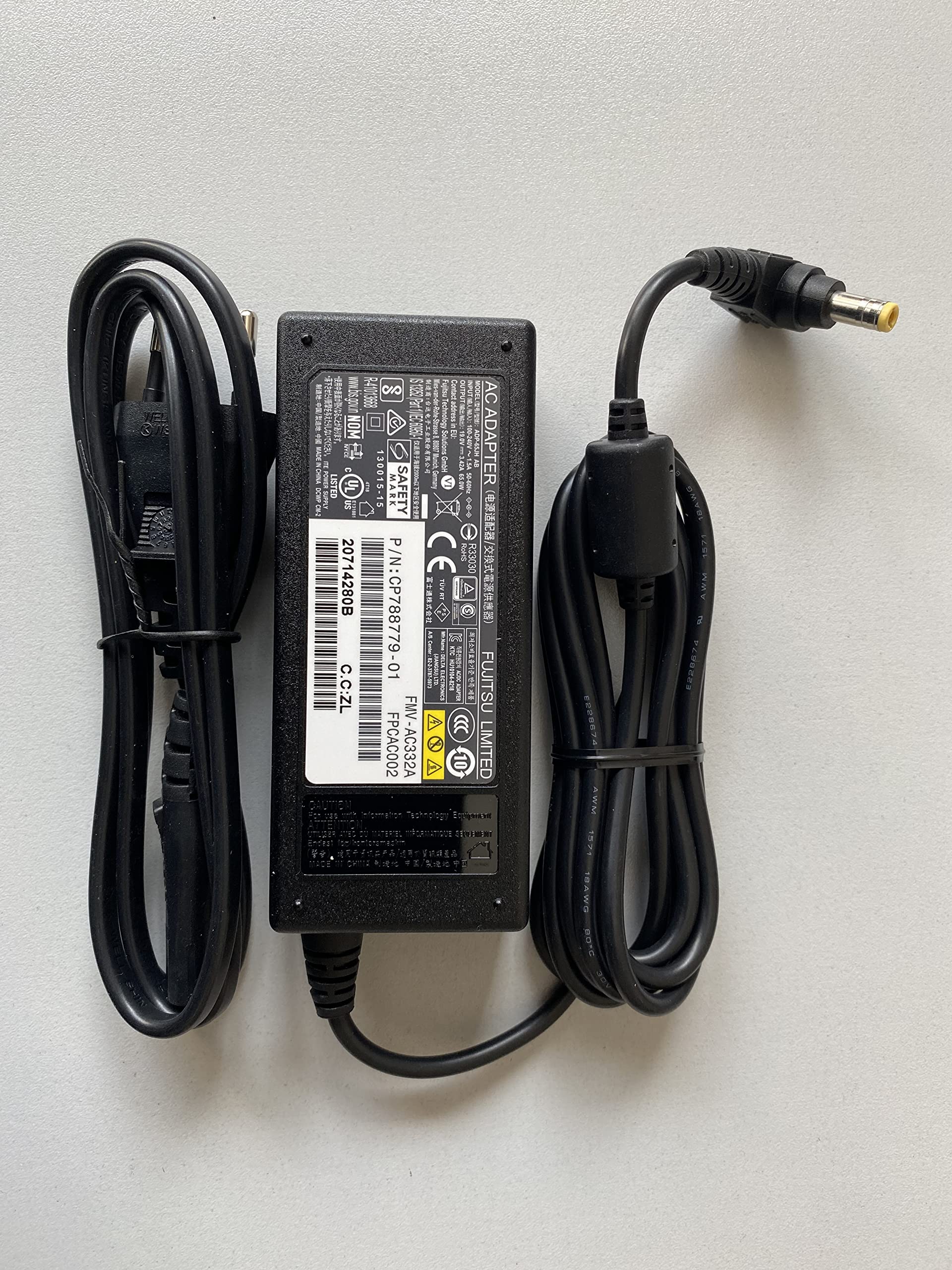 HKY Chargeur 19 V 65 W Pour Fujitsu ADP-65JH AB FPCAC002Z FMV-AC332A