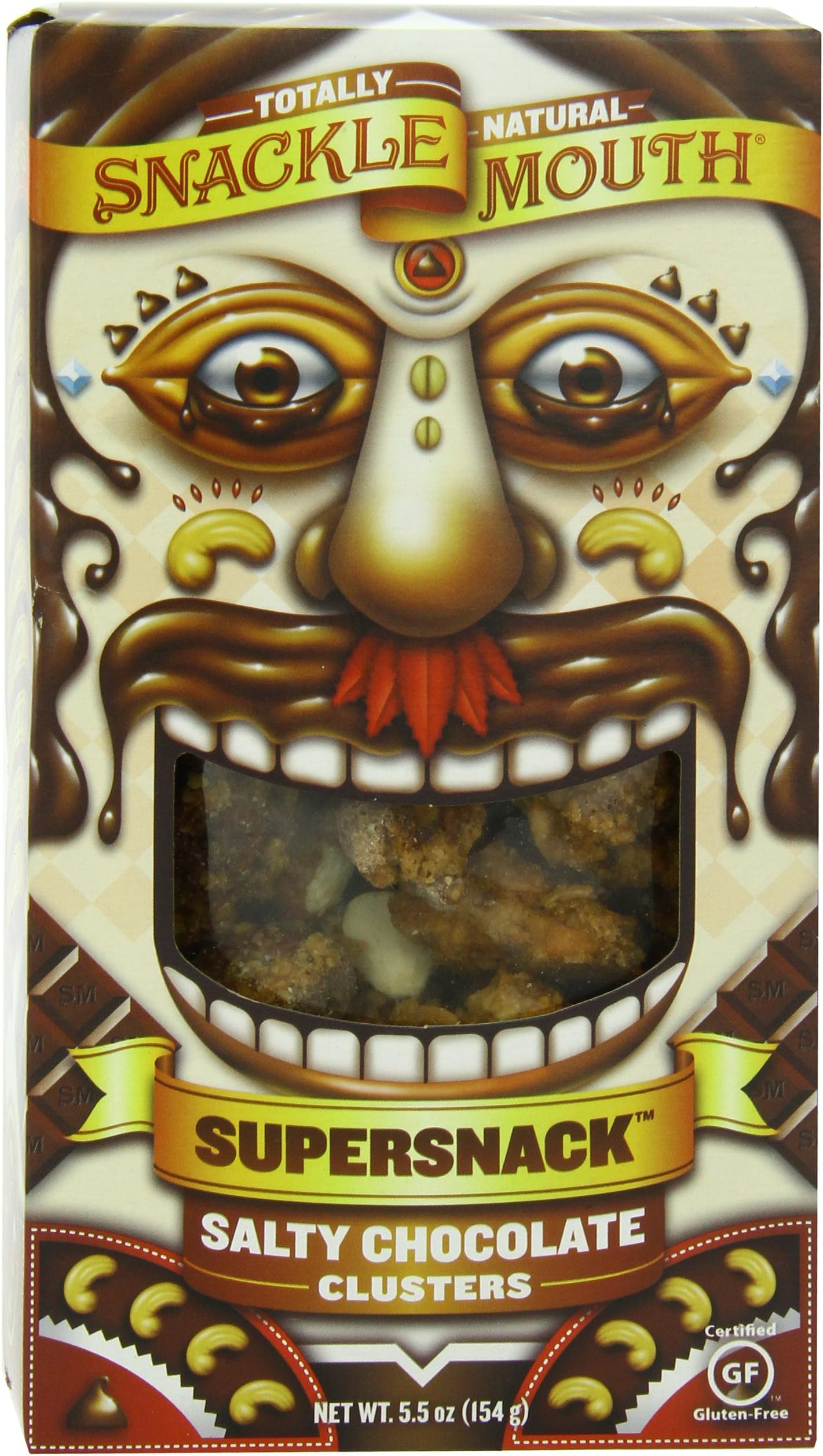 Snackle Mouth Supersnack, Salty Chocolate, 5.5 Ounce