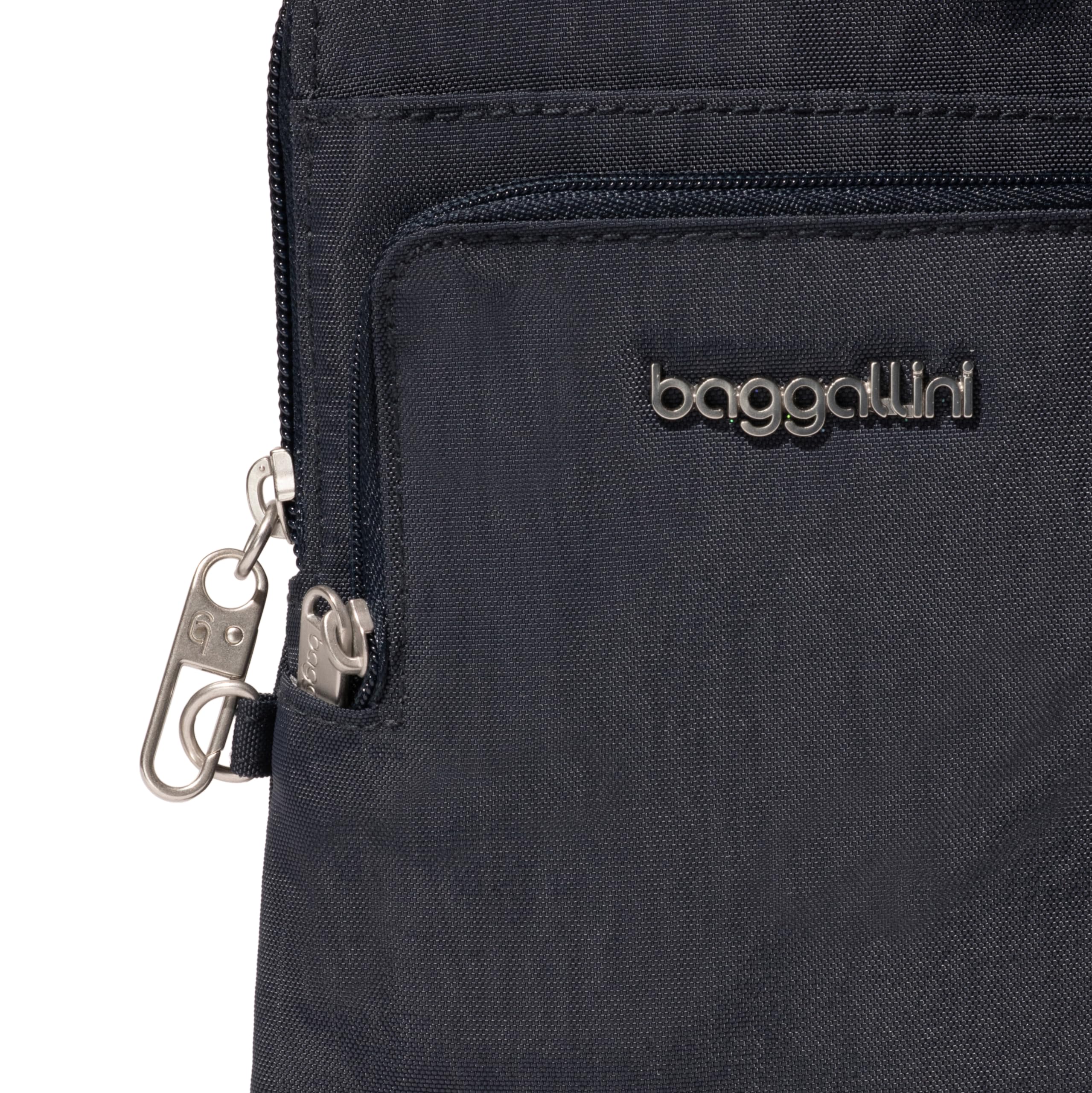 Baggallini Securtex Anti-Theft Activity Torba crossbody, Francuski granat, One Size