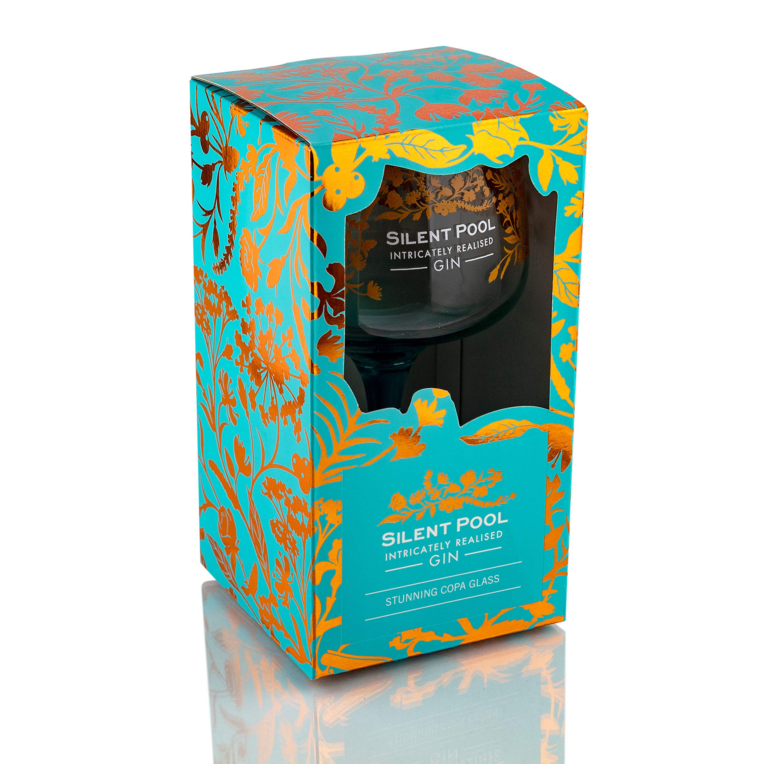 Silent Pool Classic – Coffret cadeau avec verre ballon Copa (2 verre)