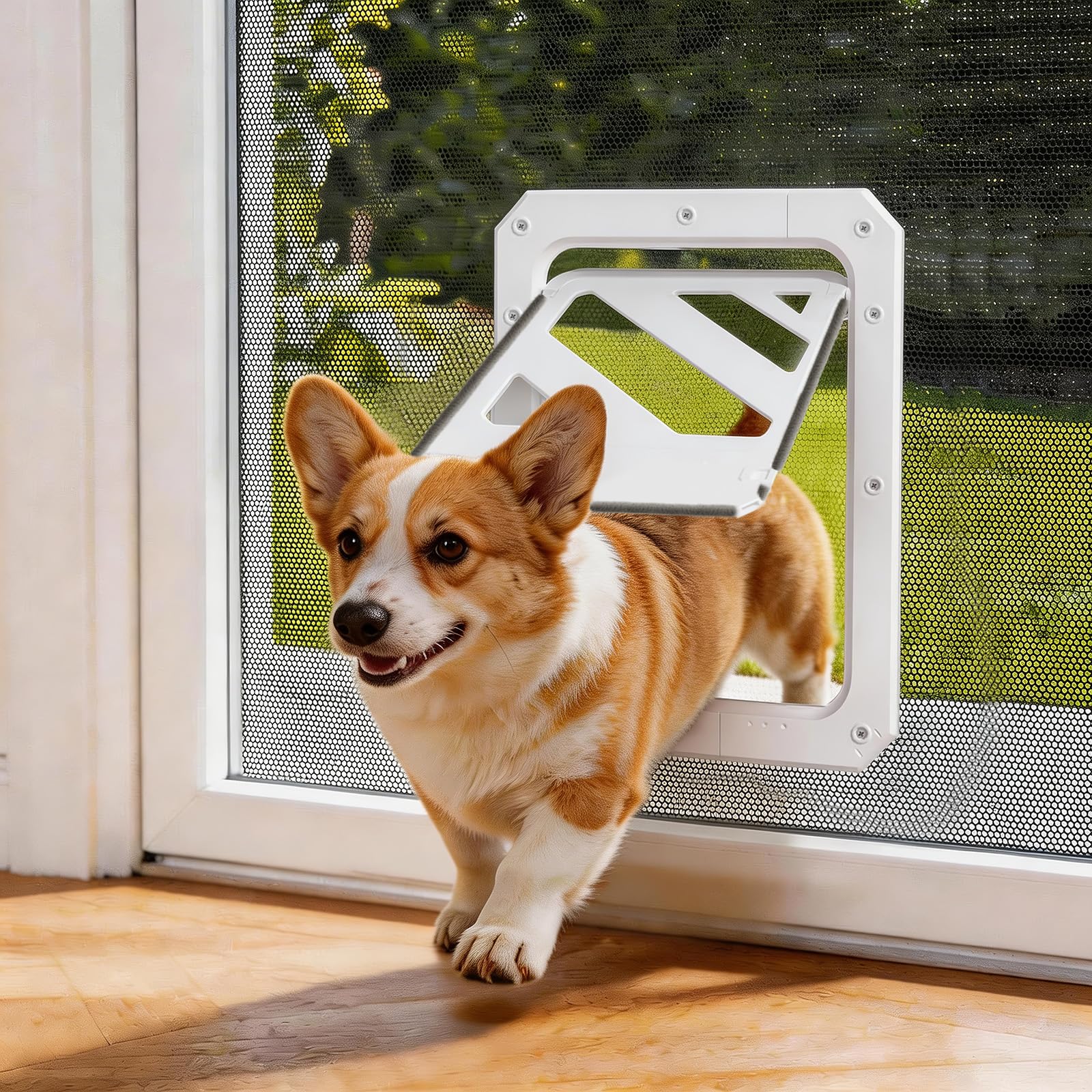LIBBEPET Dog Door for Screen Door