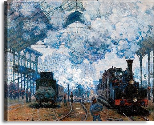 Miniatura 228 de A&T ARTWORK Antibes Seen from The Salis Gardens de Claude Monet Las Obras de Arte Clásico Mundial Reproducciones, Impresiones de Arte en Lienzo