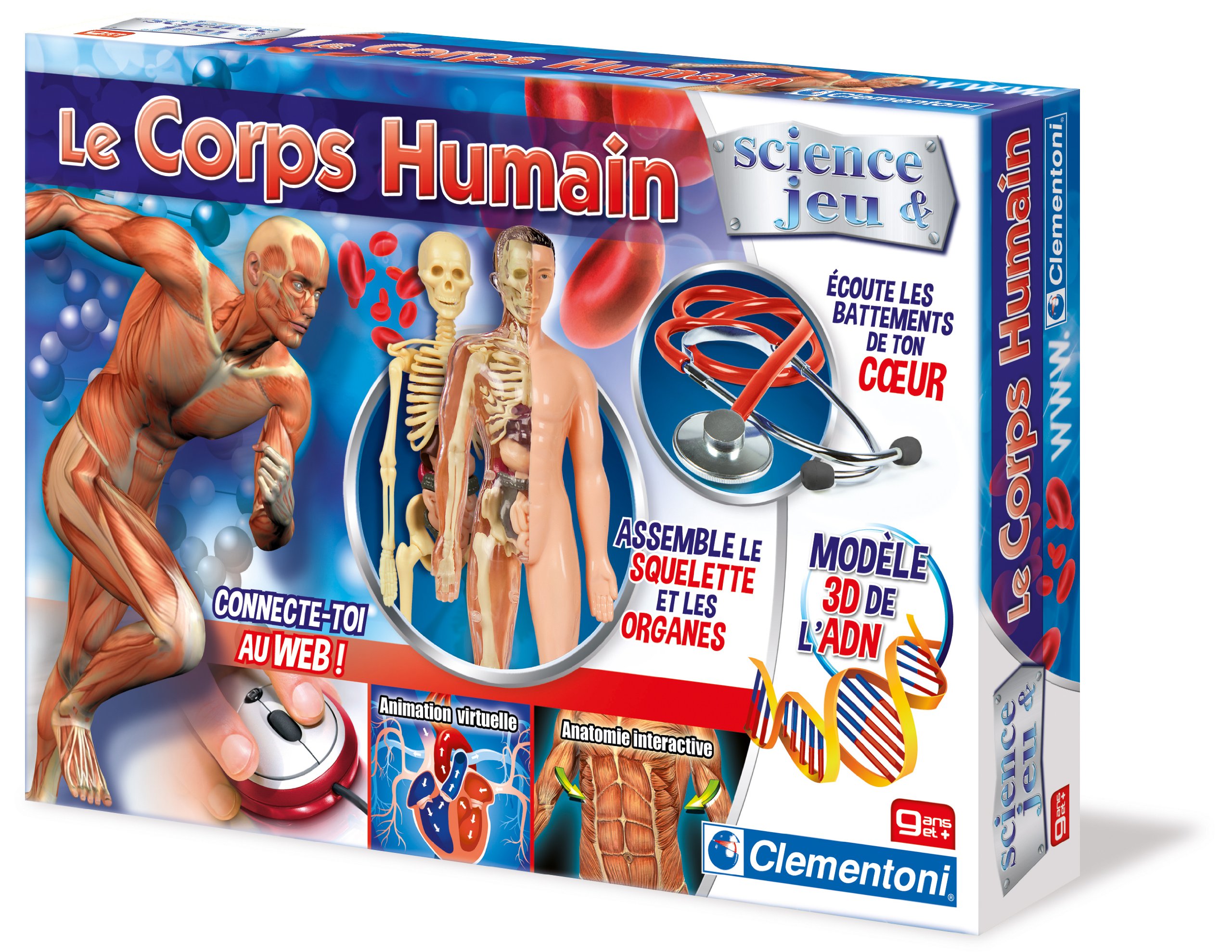 Clementoni - 62406.5 - Jeu Éducatif et Scientifique - Le Corps Humain