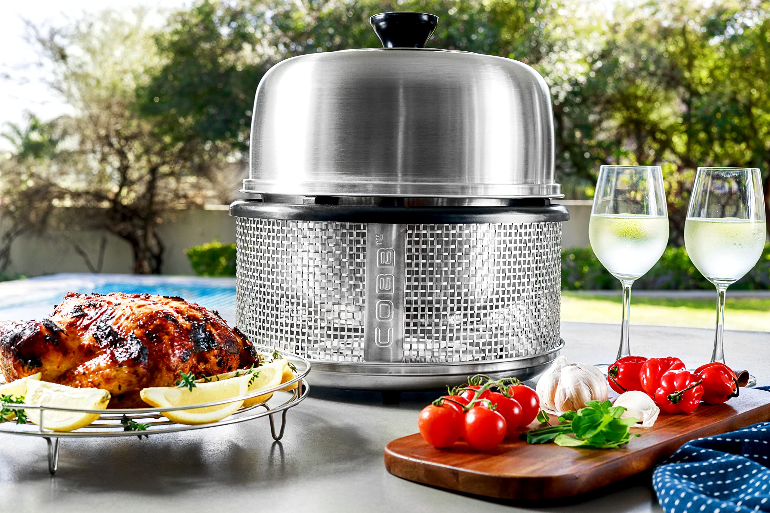 COBB Grill Air Deluxe (griglia a carbonella di alta qualità e maneggevole) n. 300-1