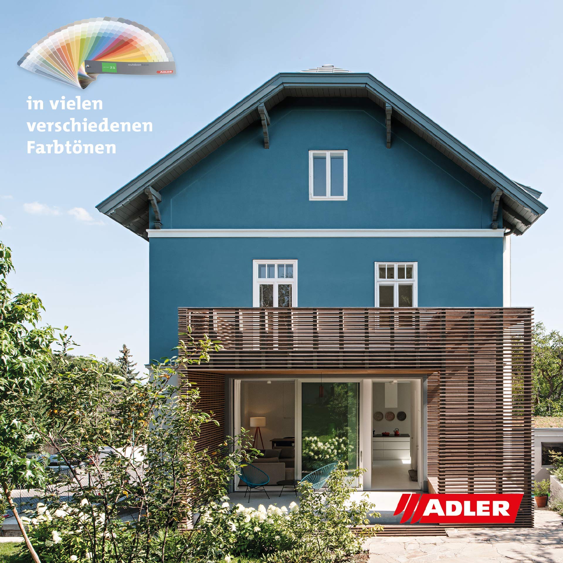 Aviva Tirosilc-Color - 1 L - Fassadenfarbe B02-6 Tuffgrau