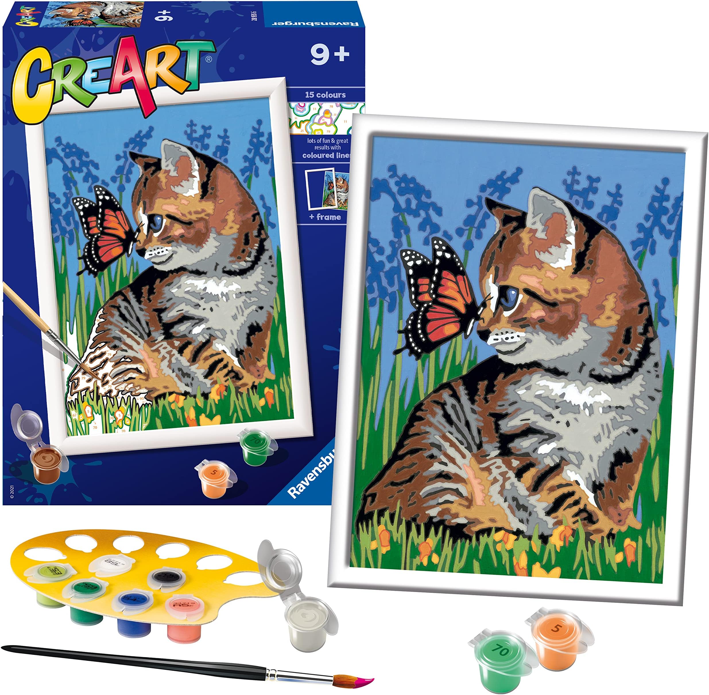 CreArt Best Friends Paint by Numbers Kits for Children & Adults Ages 9 Years Up - Kids Craft Set