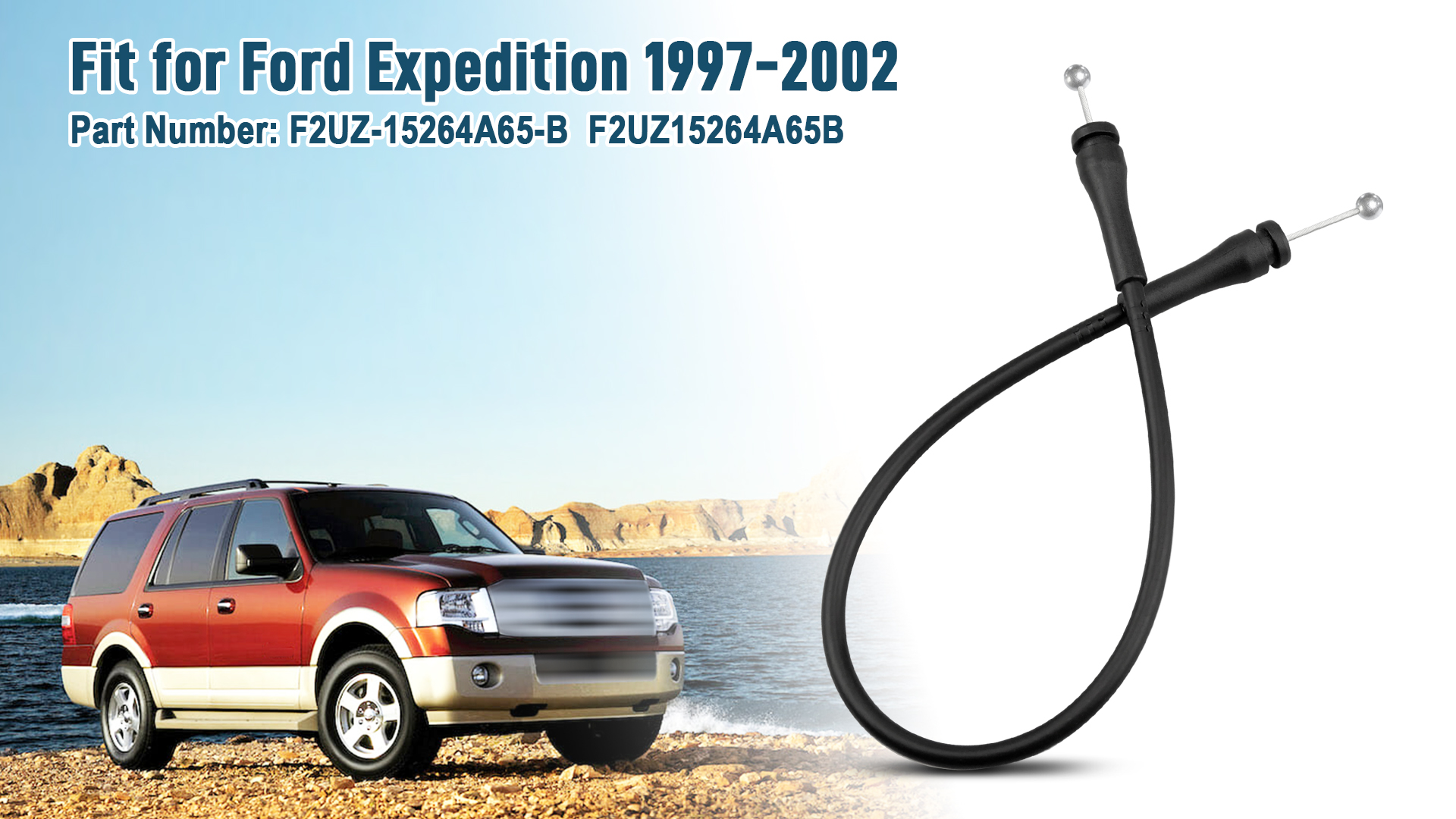 Amazon.com: Quaneguzy Tailgate Release Cables Fit for Ford