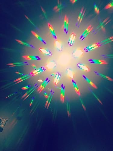 Miniatura 5 de Gafas transparentes de primera calidad con lentes de difracción  Ideal para festivales, luces, Raves, etc.