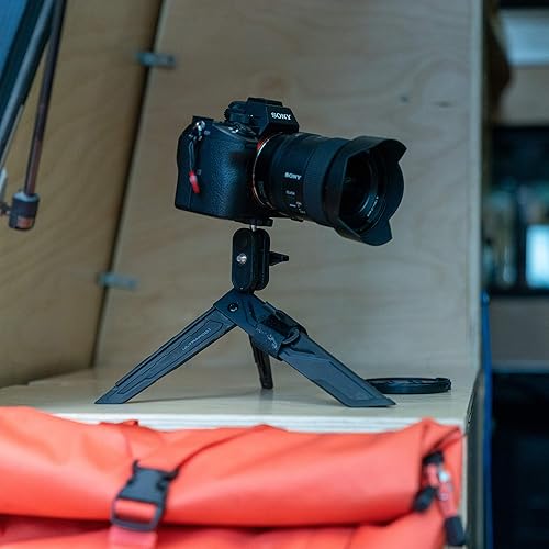 Miniatura 7 de PEDCO Ultrapod 3 - Trípode de viaje ligero para cámara y teléfono, color negro