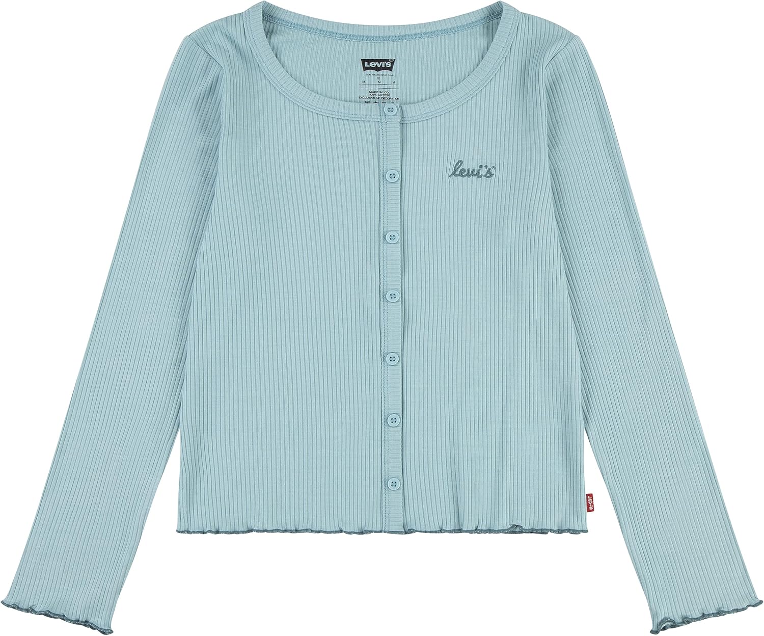 Cardigan Levi's Per Bambine E Ragazze - Maglione Lungo A Coste Con Bottoni Frontali - Foto 7