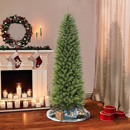 Miniatura 8 de Puleo International Árbol de Navidad artificial de abeto Fraser de 5 pies con soporte, color verde (FFPT-50)