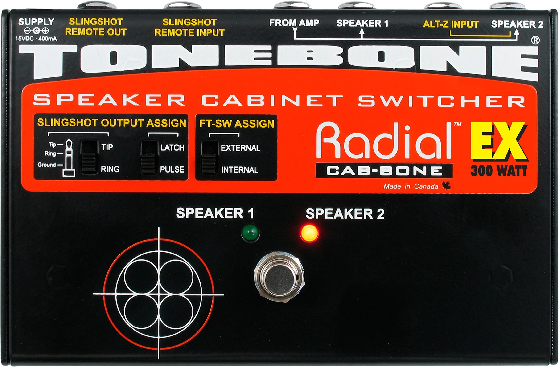 Tonebone Cabbone EX Guitar Effects Switcher - Black