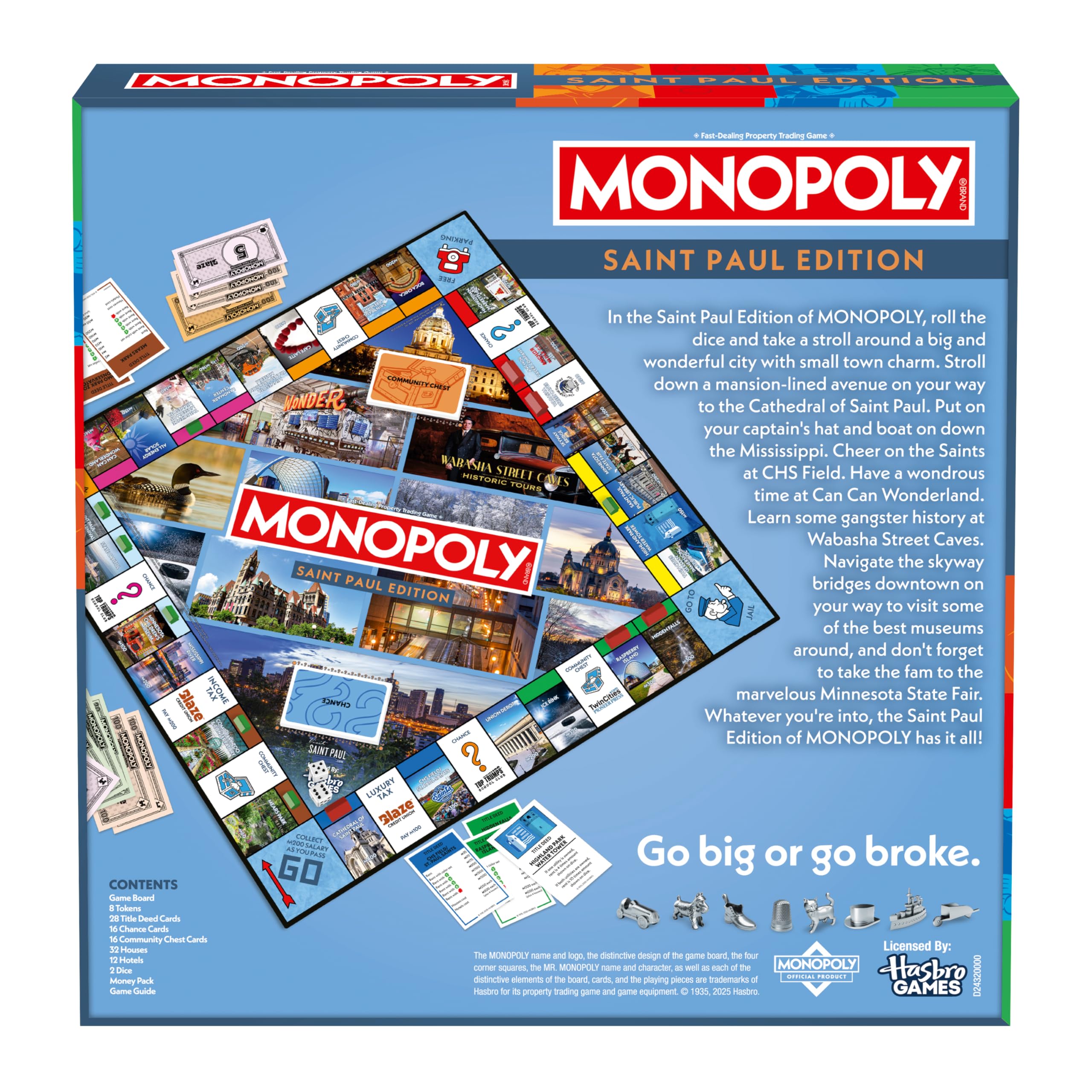 Amazon.com: Monopoly Board Game – Saint Paul, MN Edition: 2-6