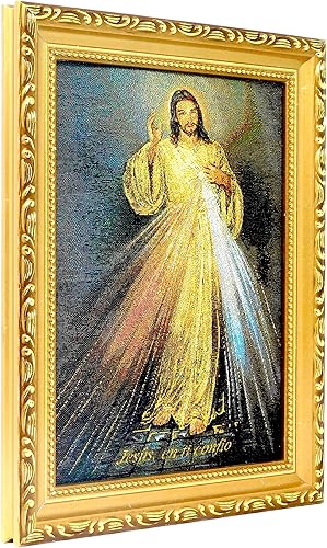 Miniatura 3 de Marco acolchado Divine Misericordia/Divina Misericordia 9x11, Superficie Acolchada 2025s (9x11)