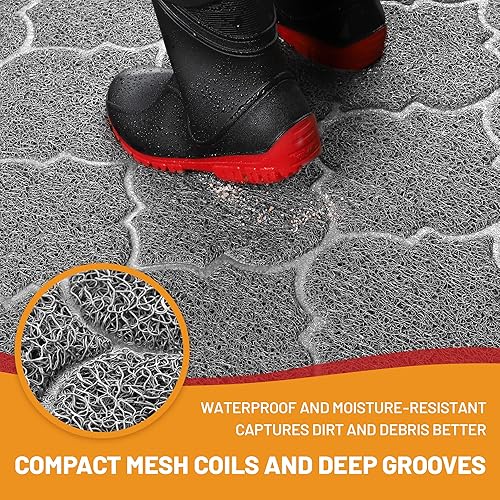 Miniatura 4 de Tapete para puerta al aire libre, 24 x 36 pulgadas, tapete de bienvenida para entrada, tapete para entrada del hogar, tapete de piso interior,