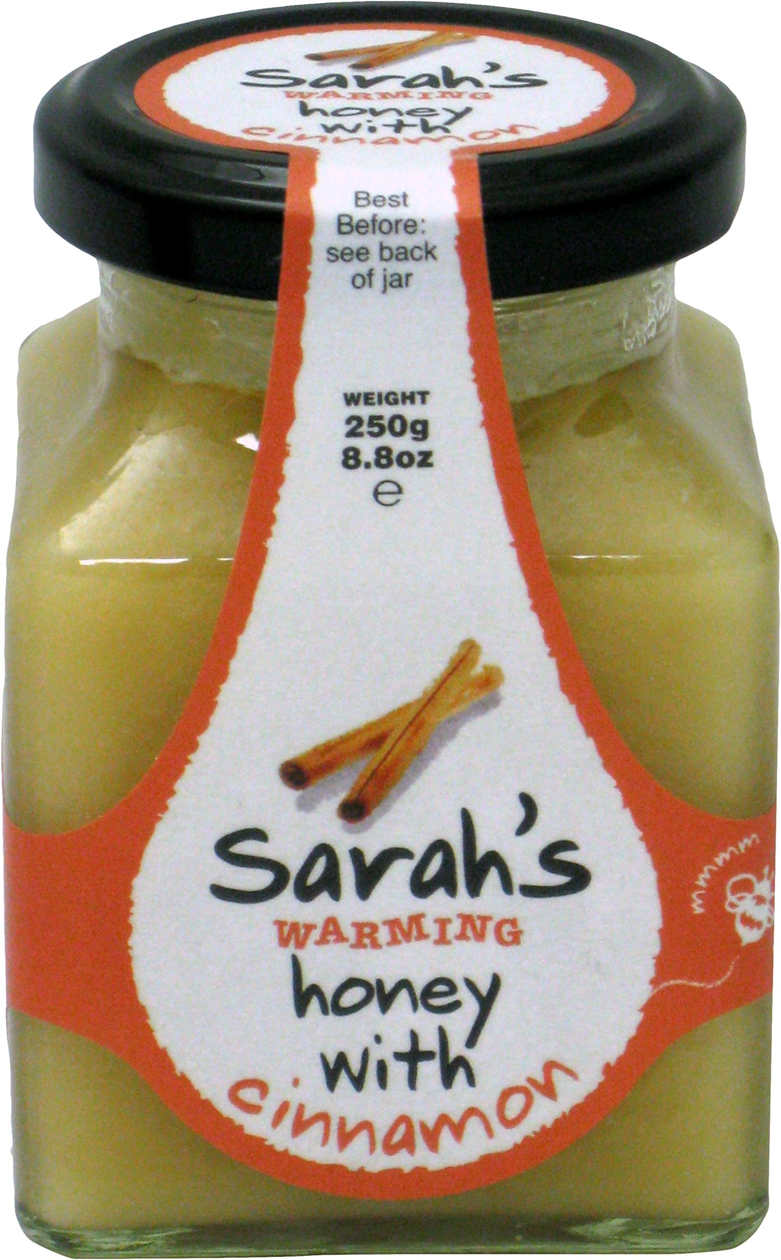 Mileeven Sarah's Warming Honey with Cinnamon, 8.8 Ounce