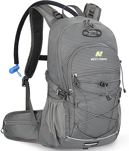 Mochila de hidratación de 3 L, mochila de agua para senderismo con cubierta para lluvia, mochila de hidratación con aislamiento para ciclismo