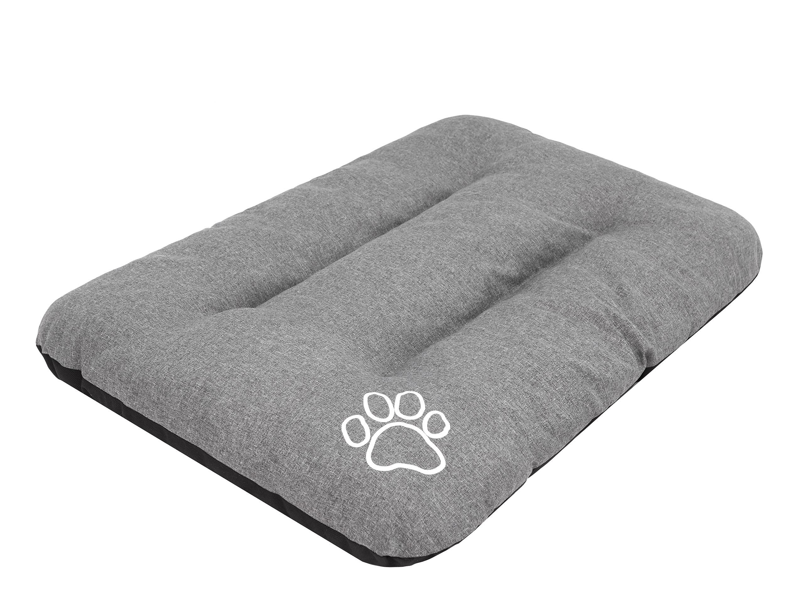 PillowPrim Colchón para perros, sofá para perros, cojín para perros, colchón para perros, cama para mascotas, cama suave, cojín R2-100 x 70 cm, color gris