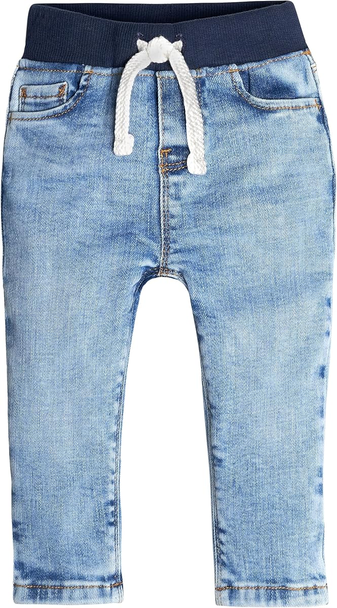 Gerber Baby & Toddler Boys & Girls Rib Waist Stretch Denim Skinny Jeans