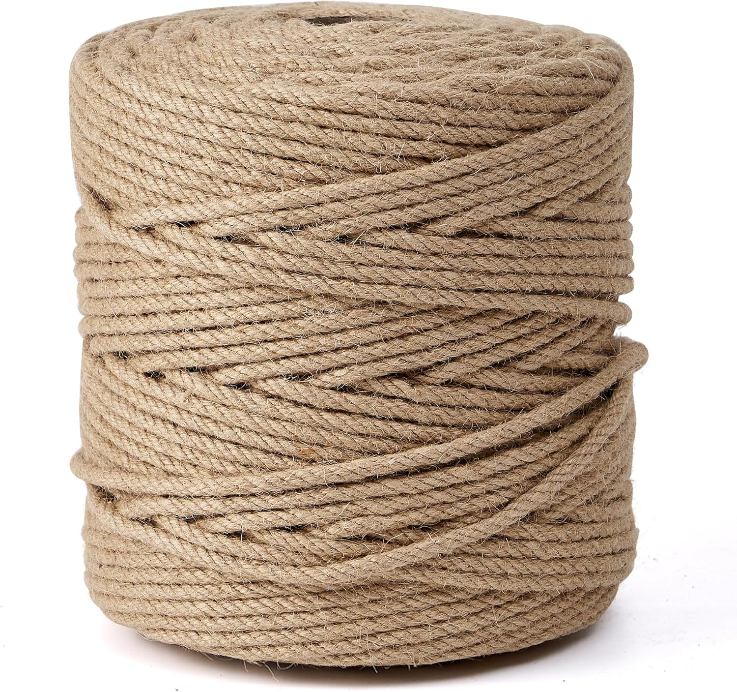 Natural Jute Twine,656 Feet 1/4 inch Hemp Twine Rope for Gift Wrapping Craft Plant Garden Christmas Handmade Arts Decoration Packing String Home Decor