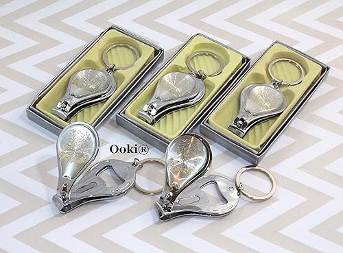 Miniatura 3 de 24 recuerdos de celebración de boda para novia y novio, dulces 16 recuerdos de fiesta, espejo compacto, abridor de botellas, llavero de bautismo,