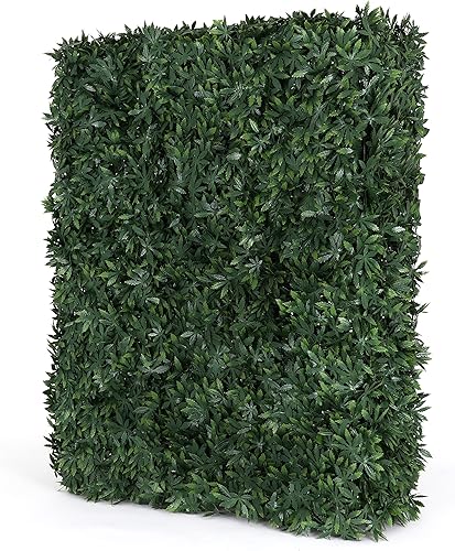 Miniatura 8 de 3rd Street Inn Pared de seto de malezas artificial, planta de privacidad artificial para exteriores, gran sustituto de boj y hiedra, divisor de