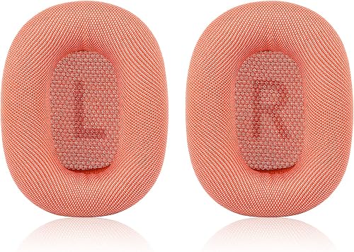 Replacement Earpads with Mesh Fabric & Memory Foam Ear Cushions Compatible with Apple AirPods Max Headphones ONLYPink