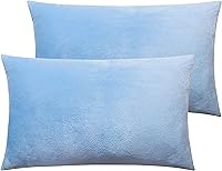 Vista 22 de NTBAY 1 paquete de funda de almohada corporal de terciopelo con cremallera, súper suave y acogedora, de franela mullida de lujo de 20 x 54 pulgadas