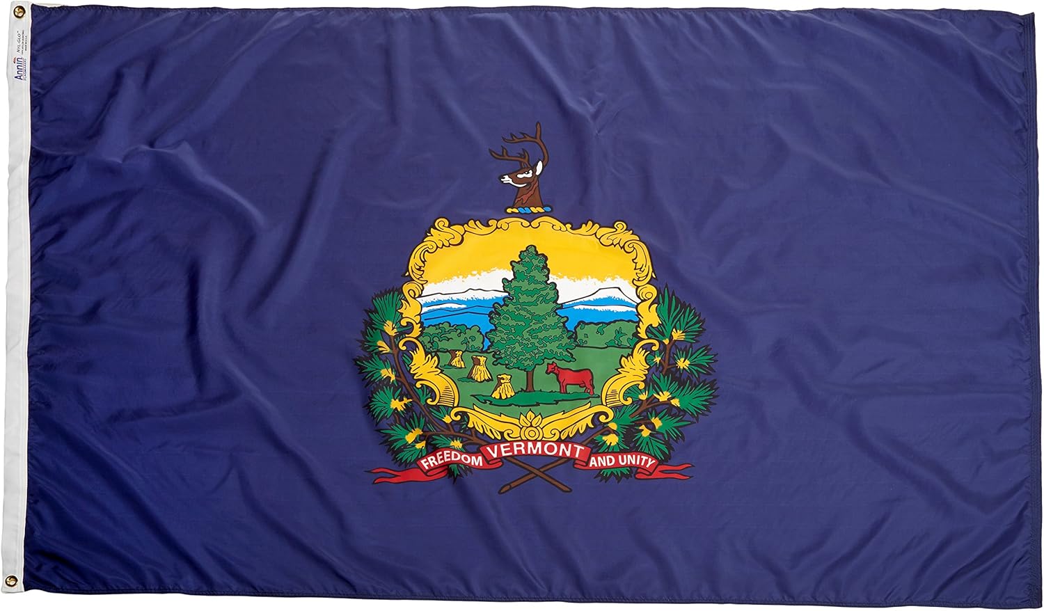 Annin Flagmakers Vermont State Flag USA-Made to Official State Design Specifications, 3 x 5 Feet (Model 145460)