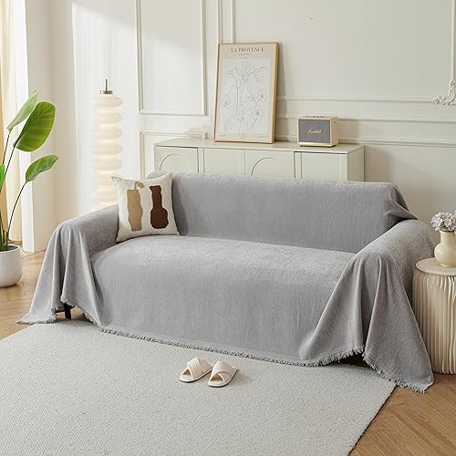 Couch Cover for Dogs, Boho Sofa Covers for 2 Cushion
