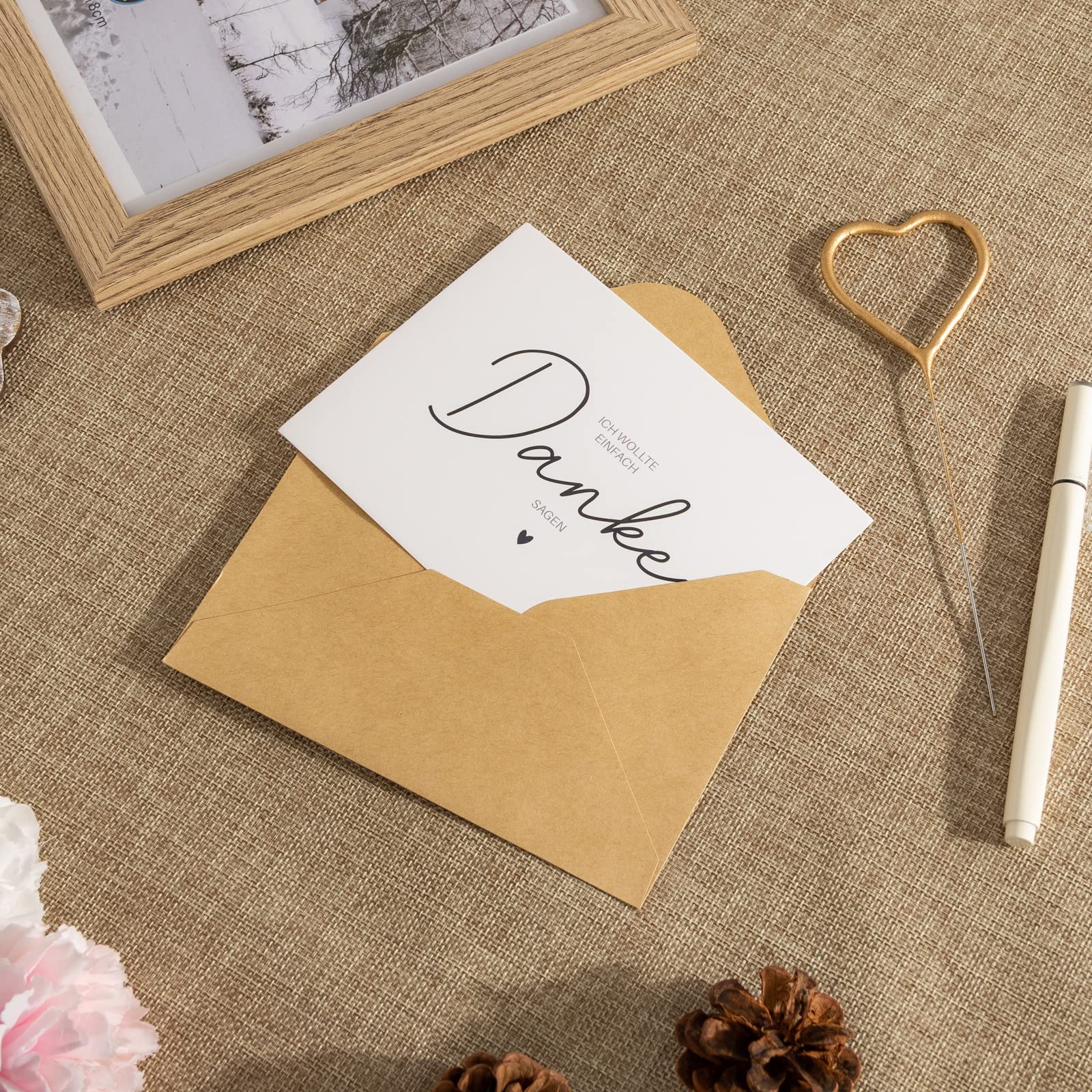 Thank You Greeting Cards 5″ X 7″ - Bulk And Wholesale - Fine Cardstock - View #4