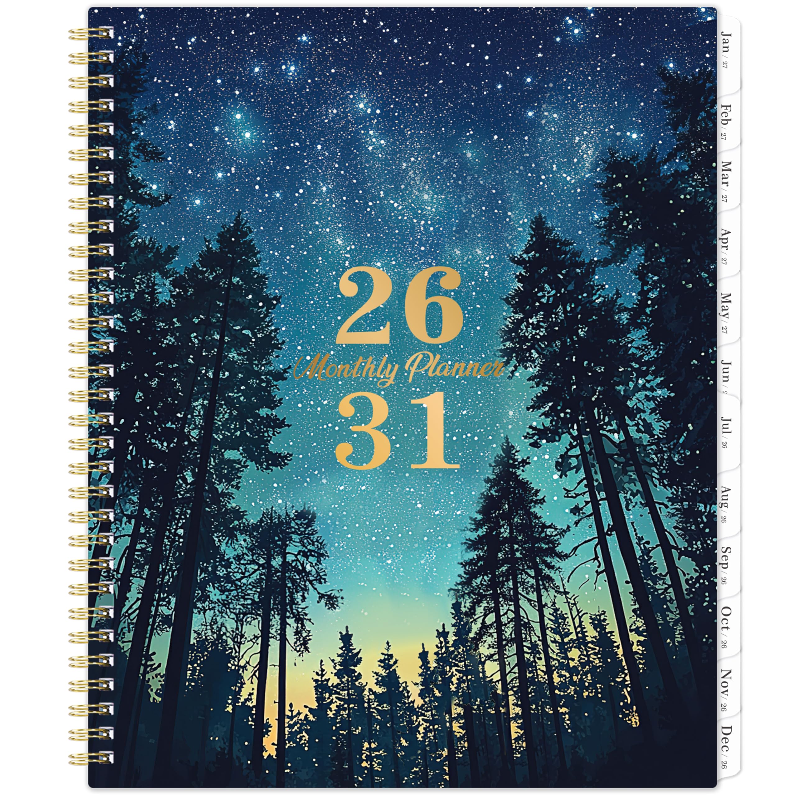 Lortarl 2026-2031 Monthly Planner Blue