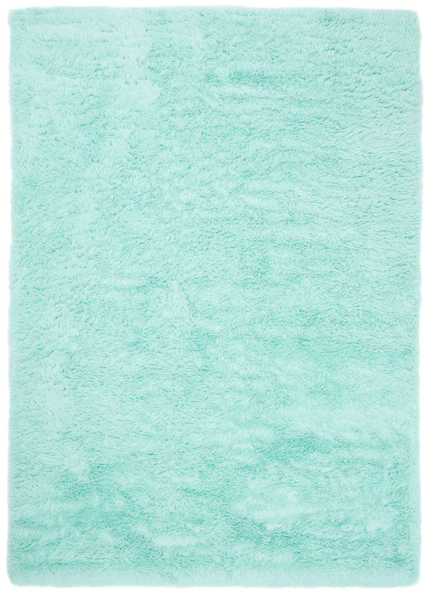 Tapiso Silk Shaggy dywan z wysokim runem, nowoczesny, długie runo, jednokolorowy, mięta pieprzowa, do sypialni, salonu, pokoju dziecięcego, Ökotex 200 x 300 cm