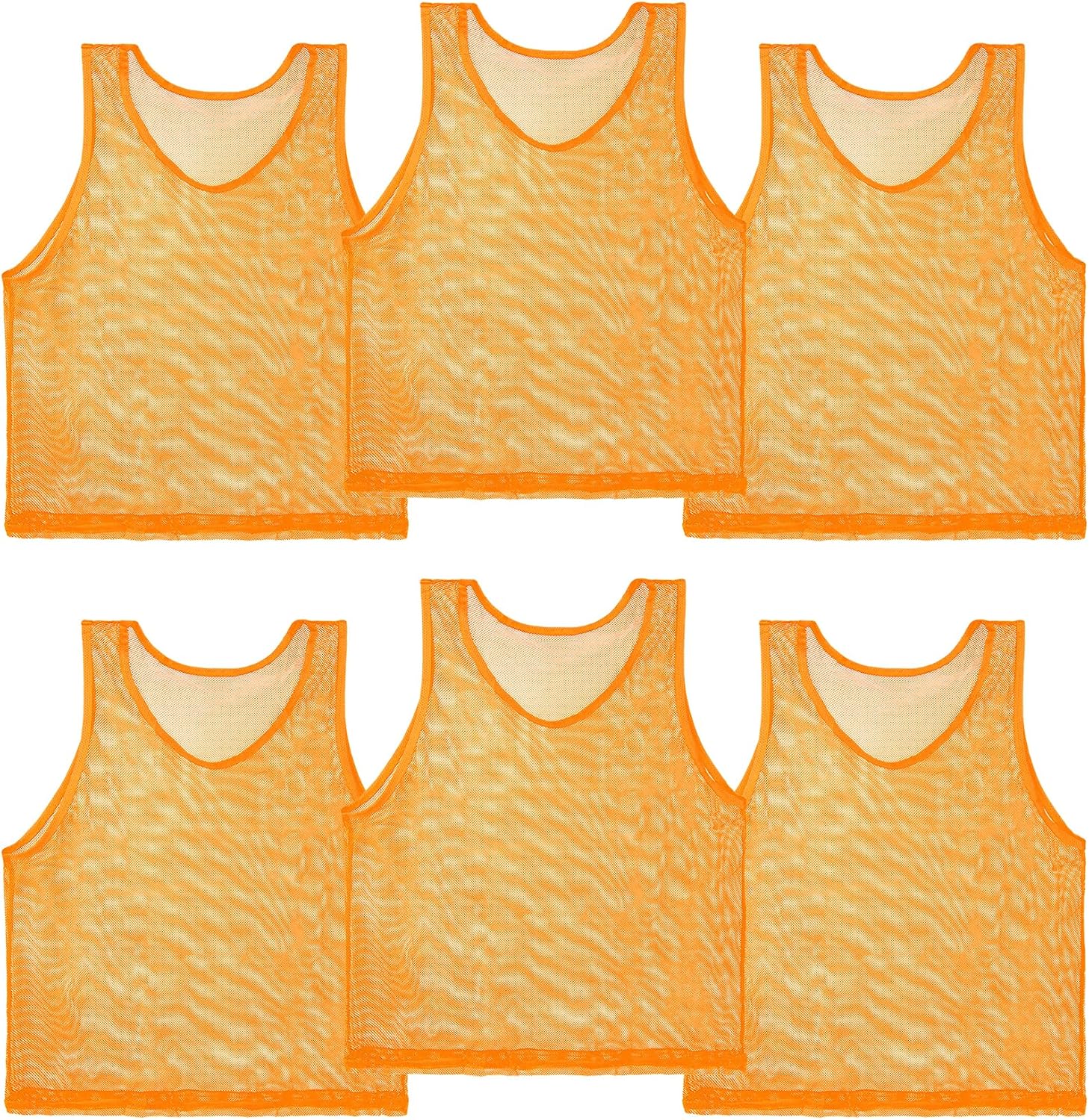 RAINFLOW Pinnies for Sports Youth 6/12 Pack - Teen Adult Team Practice Vest