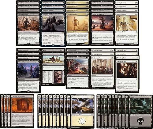 Miniatura 1 de Elite - Baraja de zombies en blanco y negro - Modern Legal - Construido a medida - Magic The Gathering - MTG - 60 cartas