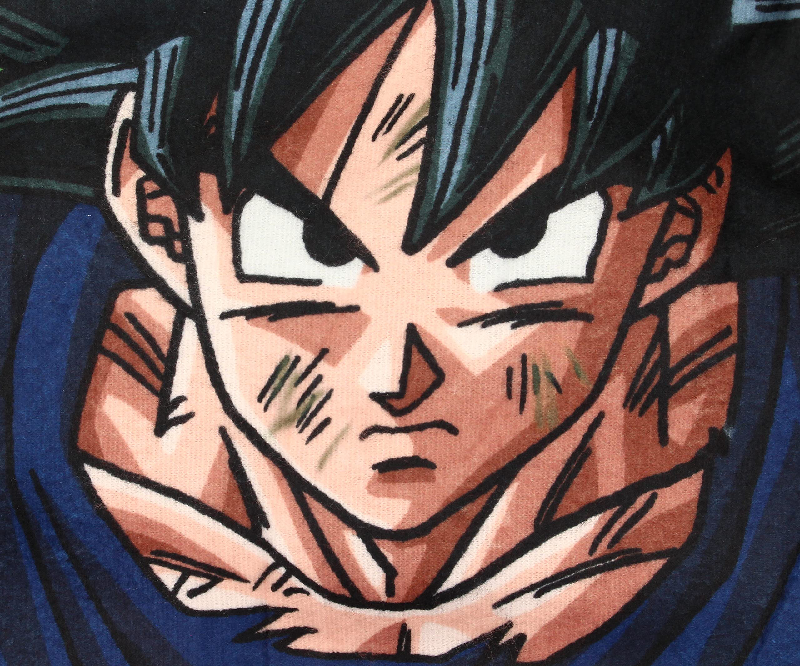 SD TOYS - Coperta in Pile Verde Dragon Ball Z, 100 x 150 cm