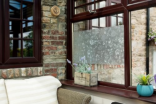 Miniatura 10 de d-c-fix 346-0166 - Película autoadhesiva de privacidad para ventana astilla rollo de 17 x 78 pulgadas