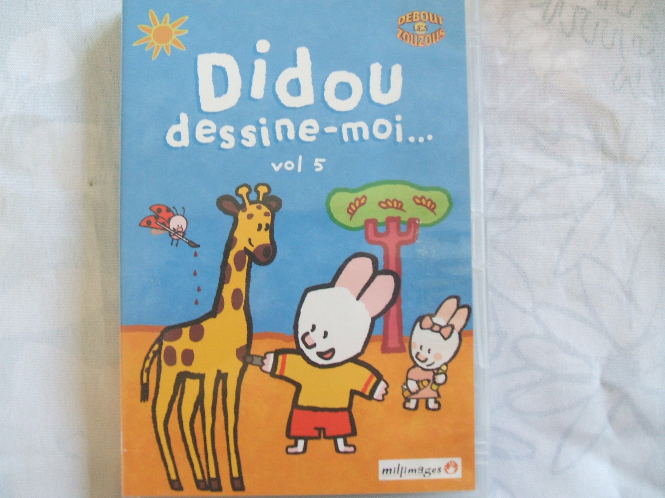 Didou Vol. 5 en DVD: Dibújame una jirafa, el regalo educativo ideal para aprender francés.