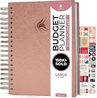 Clever Fox Budget Planner & Monthly Bill Organizer With Pockets. Expense Tracker Notebook, Budgeting Journal and Financial...